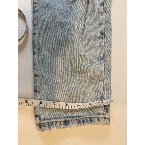 SO Womens Vintage 1990s Jeans Mom High Rise Straight Leg Distressed Blue 13/31W - Picture 7 of 10